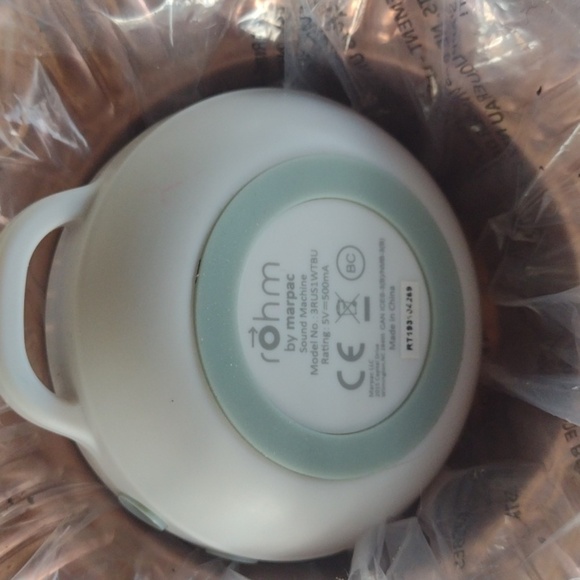 Rohm White Portable Sound Machine NWOT - Picture 2 of 3